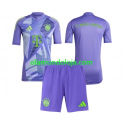 Camisola Bayern de Munique Guarda-redes Criança Equipamento Segundo 2024-2025 Manga Curta